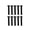 Black, variant on LOOKSEVEN 10 Pcs Guitar SHORT TUNER KNOB Tuning Machine Buttons SCREWS 2.5x14 3 Color- Chrome
