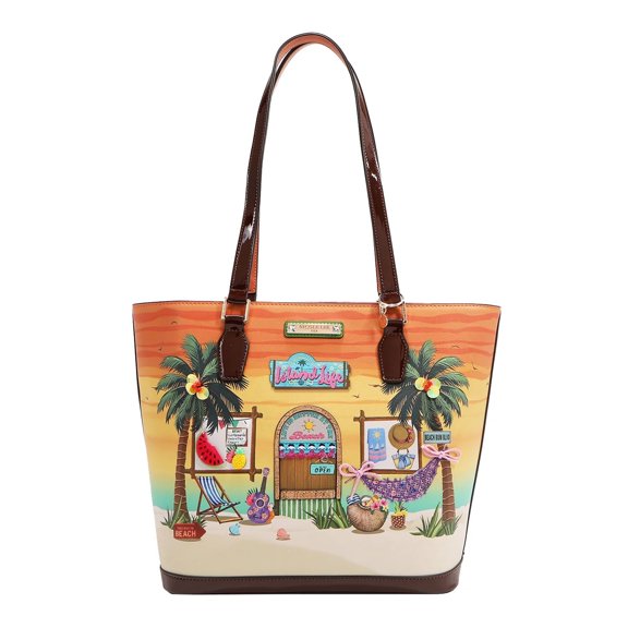NICOLE LEE SUN AND SAND SHOPPER BAG