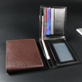 thumbnail image 3 of Genuine Leather Men Wallets Real Cowhide Wallets For Man Walete Black Short X8I9, 3 of 6