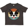 thumbnail image 3 of Inktastic Boston Terrier Dog Retro Sunset Boys or Girls Toddler T-Shirt, 3 of 5
