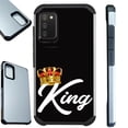 thumbnail image 1 of Compatible with Samsung Galaxy A02s Hybrid Fusion Guard Phone Case Cover (King Crown), 1 of 1