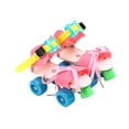 thumbnail image 3 of GARENDE Adjustable Roller Skates for Kids Four Wheels for Children Ages 3-6 Beginner Colorful Pink, 3 of 9