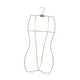 thumbnail image 2 of Percha de hierro para trajes de baño infantiles con forma de cuerpo, soporte organizador multiusos. Oro rosa, 2 of 9