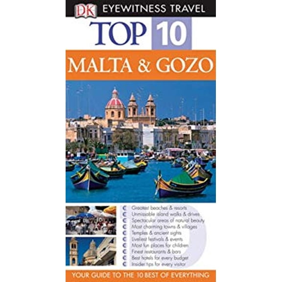 Pre-Owned Top 10 Malta and Gozo (Eyewitness Top 10 Travel Guides) (Paperback) 0756624916 9780756624910
