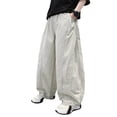 thumbnail image 5 of XINXIAOO School Uniform Pants for Girls Boys Straight Leg Trousers with Pockets Comfort Girls Boys Golf Pants Girls Boys Size 9-10 Years Pants, 5 of 5