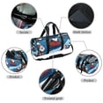 thumbnail image 2 of Christmas Basketball Bag that Doubles as a Carry on and Travel Tote with Shoe Bag and Interior Zipper Pocket, Size 17.7 Inches, Large Capacity, 2 of 6