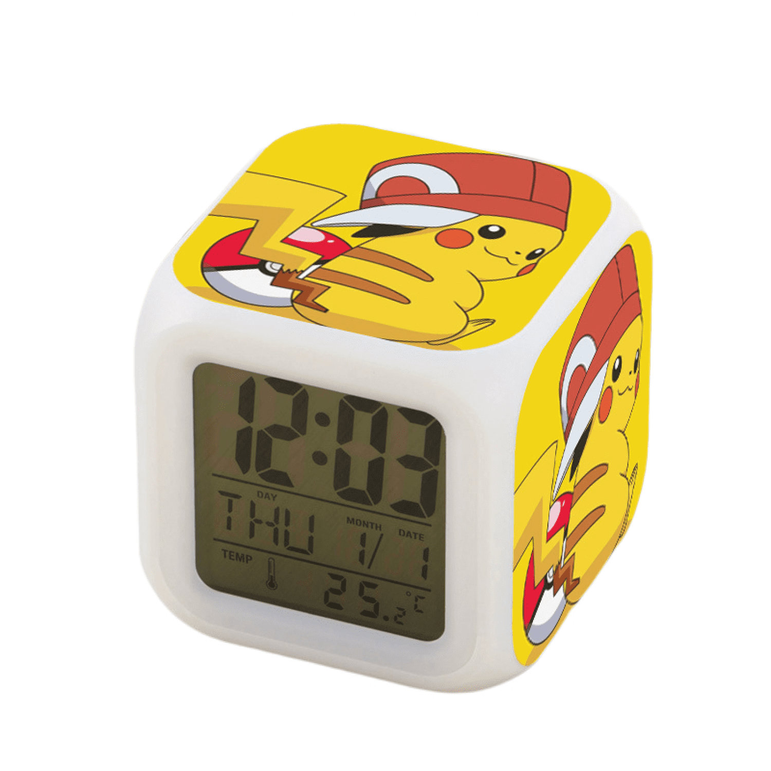 JUSTUP Digital Alarm Clock , LED Digital Bedroom Alarm Clock Easy