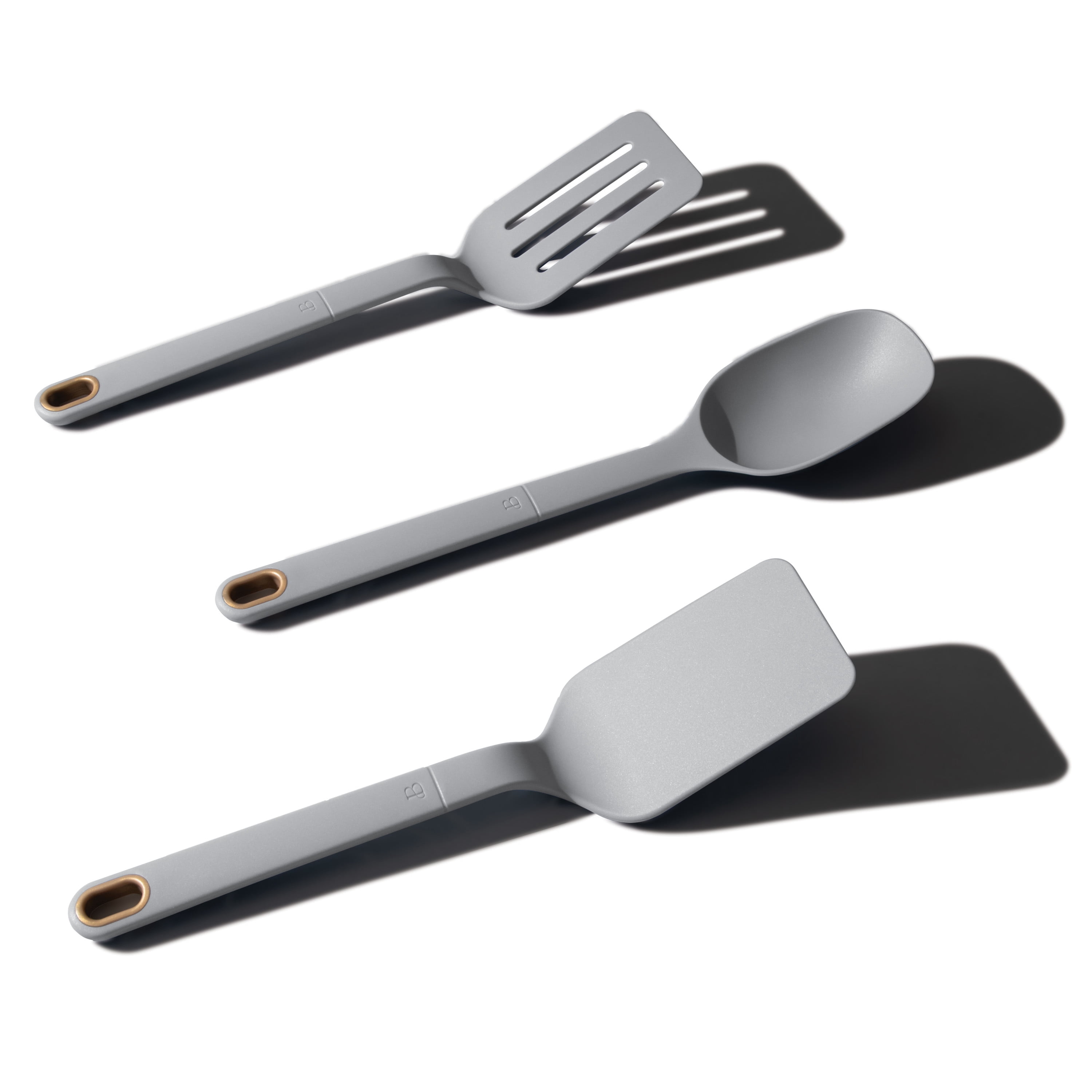 Beautiful Set of 3 Nylon Tools in Grey Smoke by Drew Barrymore