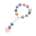 thumbnail image 1 of De Colgante De ángel s De Cristianismo Sunnimix Pulsera de cuentas de rosario, 1 of 6