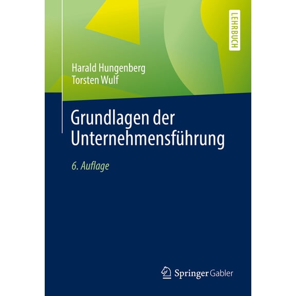 Grundlagen Der Unternehmensführung, (Paperback)