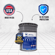 Epdm Coatings Liquid Rubber White, 4 gallon