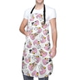 thumbnail image 3 of Uemuo French Bulldog Duck Pattern Waterproof Apron Adjustable Dishwasher Apron- Apron for Women Men Heavy Duty Work Apron for Dishwashing Chemical Lab, 3 of 9