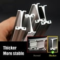 thumbnail image 2 of GXCZ Curtain Rods Aluminium Curtain Track Easy To Bend For Curtains, Flexible Curtain Rail Ceiling Or Wall Mount Curved Sliding Track System, For Room Divider, Rv, Bay Window, Shower Space(Gray-wall,500cm(4 * 1.25m)), 2 of 7