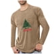 thumbnail image 2 of Blusas y camisas de manga larga con cuello redondo para hombre, deportivas, fitness, hogar, pijamas navideños estampados, camiseta de manga larga con cuello redondo, blusa de poliéster para hombre, 2 of 4