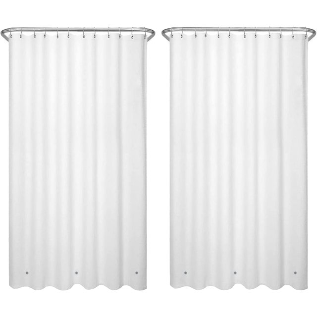 Forro para cortina de ducha Liba PEVA 8G 72'x72' Blanco resistente impermeable Antimoho