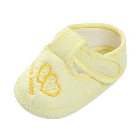 

YTIANH Baby Girl Dress Shoes PRE-Walking Mary Jane with Bowknot Floral Lightweight Anti- Princess Flat (Yellow 0-4 Months)