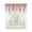 Dark Red, variant on Burnt Orange Botanical Swag Valances for Windows, Eucalyptus Leaves Pastoral Floral Rod Pocket Sheer Valances for Windows, Swag Toppers Light Filtering for Kitchen Living Room 2 Panels 36''x63''