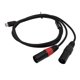 thumbnail image 1 of Tipo C Al Cable De Audio Masculino Dual XLR Chip Hifi De 32 Bits/384kHz, Salida Estéreo Para Un Mezclador De Altavoces Amplificador, Nylon Trenzado, 1 of 7