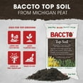 Michigan Peat Baccto Top Soil with Reed Sedge, Peat, and Sand, 50