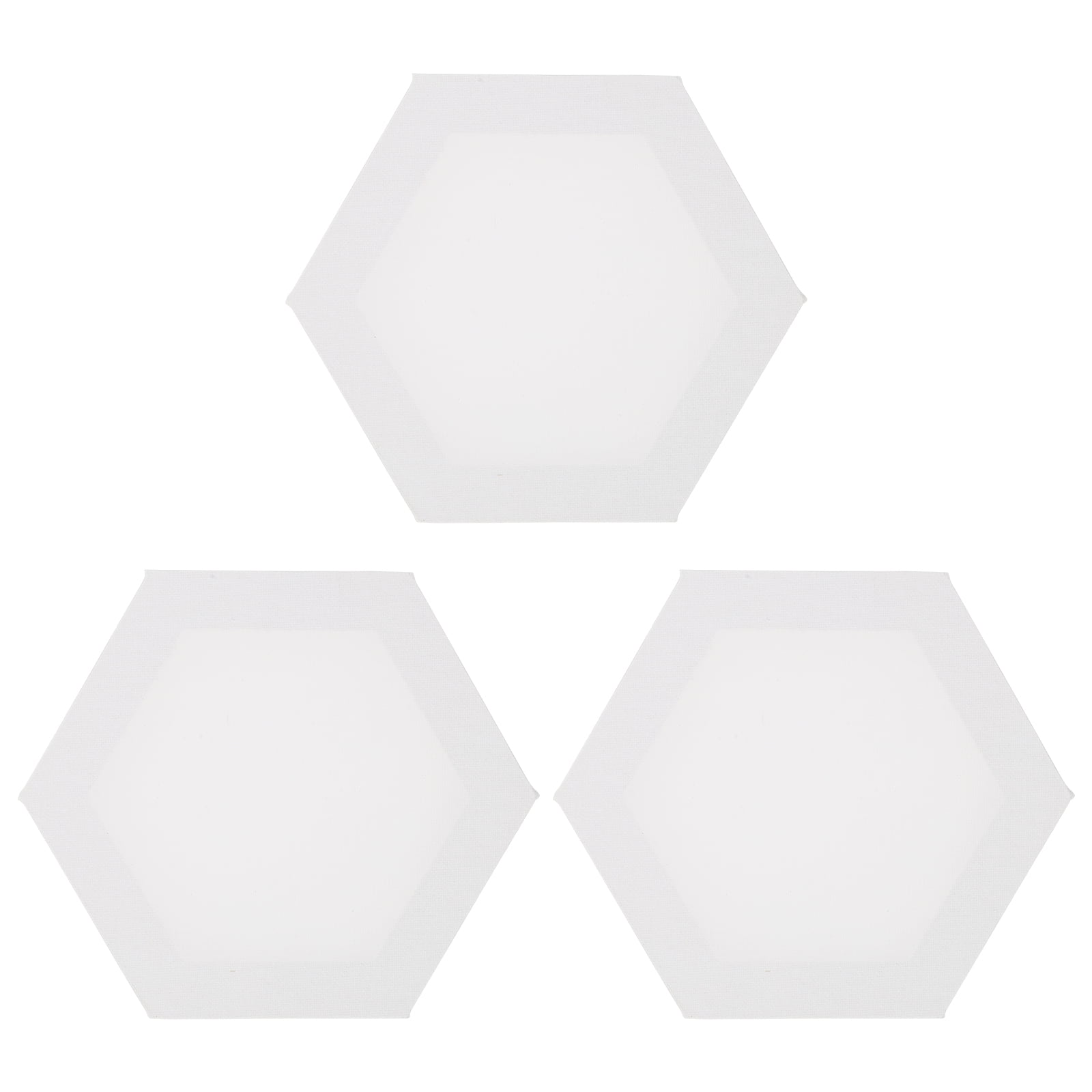 Miangastore Canvas Board White Cotton Wood 3Set 7.9X6.9X0.6In