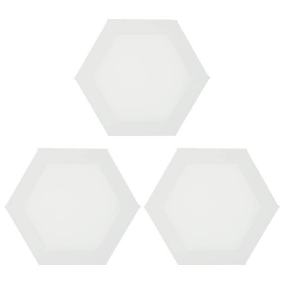 Koolleo 3Pcs Painting Canvas Panel Blank Canvas Frame White Painting Board for Students