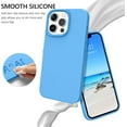 thumbnail image 5 of Compatible with iPhone 13 Pro Case, Liquid Silicone Soft Gel Rubber iPhone 13 Pro Phone Case Slim Fit Cover with Microfiber Lining Protective Phone Cases for iPhone 13 Pro 6.1 inch, Sea Blue, 5 of 15