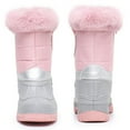 thumbnail image 4 of Blikcon Boys Girls&nbsp;Insulated Waterproof Mid Calf Winter Snow Boots(Color : Pink, Size : 11.5 Little Kid), 4 of 8