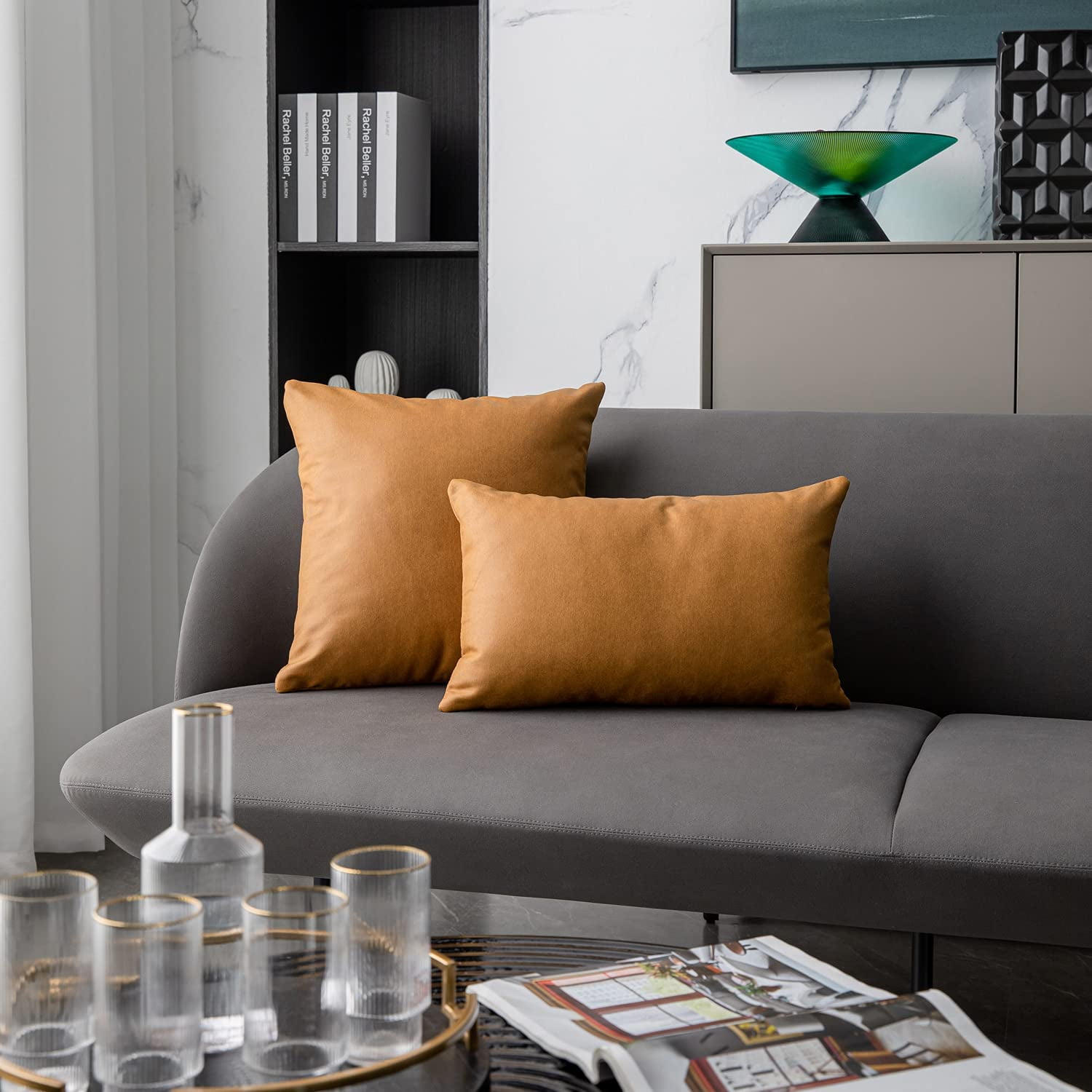 24x24 leather pillow cover hotsell