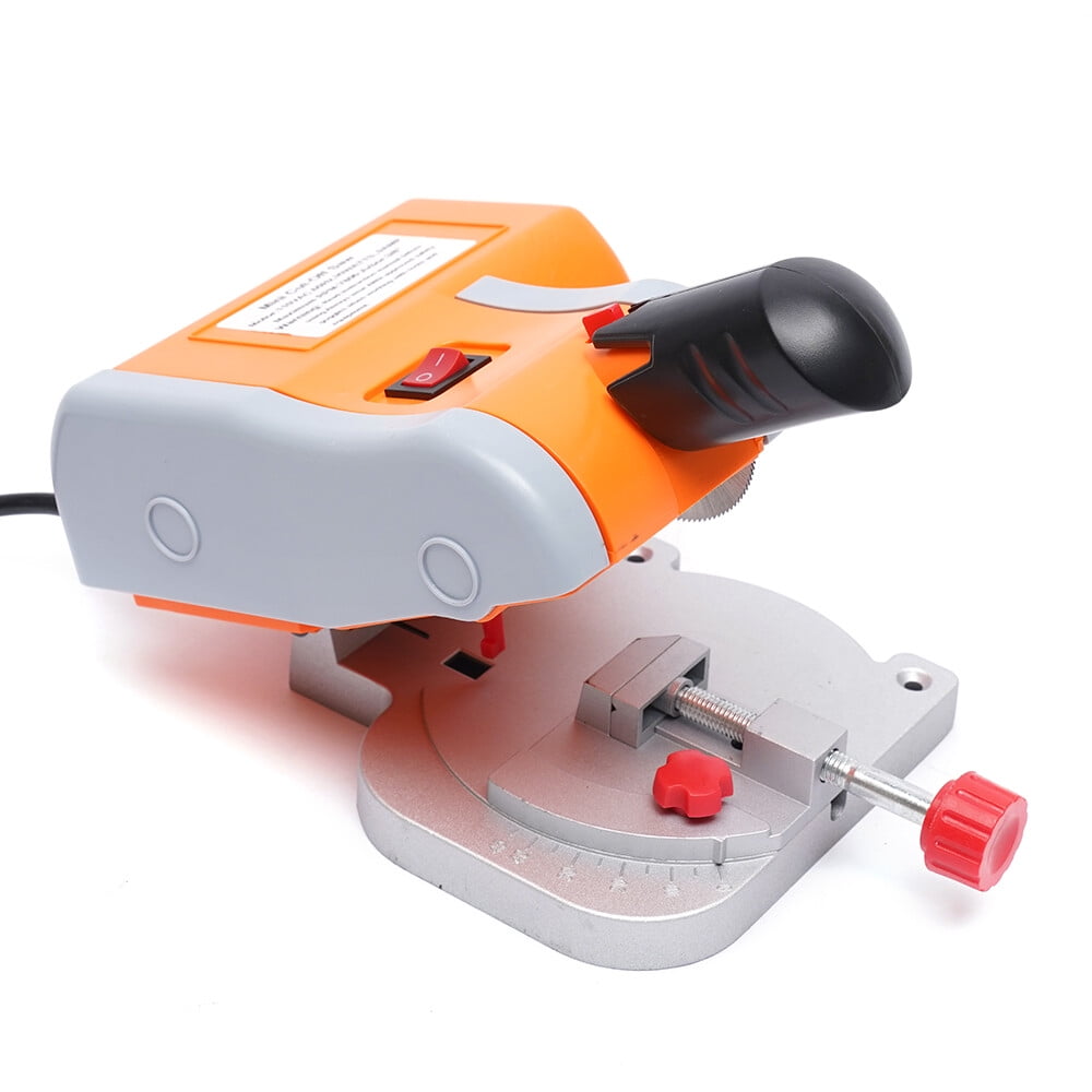 Cut-Off Miter Saw, Mini Miter Cut-Off Saw, 45 Degree Mini Benchtop Cut Off Saw, 7800 RPM, for Cutting Metal, Stone, Plastic, Compact and Efficient, High Precision Cutting Tool