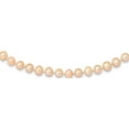 thumbnail image 1 of 14K Yellow Gold 7-8mm Pink Near Round Freshwater Cultured Pearl Necklace Made In Canada ppn070-20, 1 of 5