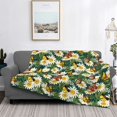 thumbnail image 2 of Uemuo Sunflowers And Butterflies Printed Throw Blanket for Couch, Fluffy Fuzzy Blankets for Bed, Sofa, Cozy Flannel Faux Fur Blanket-60"x50", 2 of 6