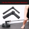 thumbnail image 4 of Attachment T Bar Row Platform Post Insert Landmine Attachment Steel Fitness Exercise Workout Equipment with 360 Degree Rotation for Home Gym, 4 of 7