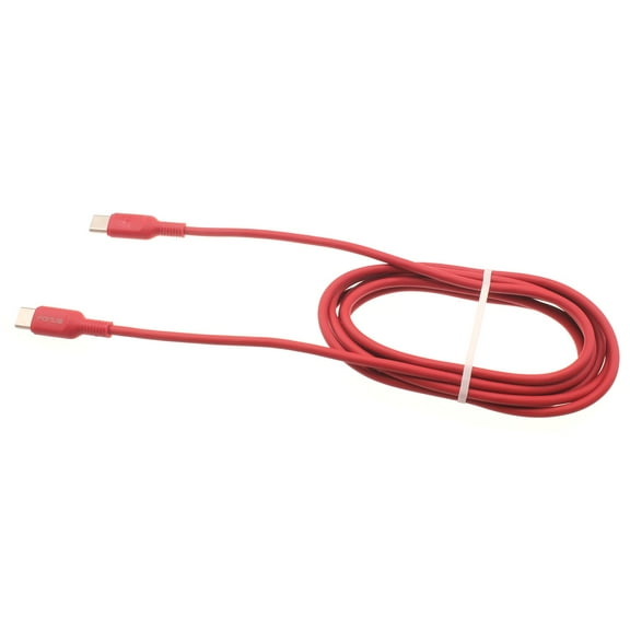USB-C to Type-C Red 6ft PD Cable for Samsung Galaxy Tab A 8.4 (2020)/A7 10.4 (2020) - Fast Charger Cord Power Wire Sync [C-to-C] TPE Fast Long