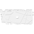 thumbnail image 2 of 32"W x 21 3/8"H x 3"ID x 11 1/4"C x 1"P Novo Architectural Grade PVC Contemporary Ceiling Medallion, 2 of 11
