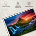 thumbnail image 6 of Elephant Stock Kirkjufell Volcano Waterfall Wall Art - Horizontal Canvas Wall Art - Living Room Wall Decor - Nature Canvas - Brown And Teal Decor - 12" x 8", 6 of 8