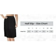 thumbnail image 3 of Valair Classic Short and Long Half Slip Skirt for Ladies and Girls - Slight Flair - Anti Static - Ranges 14" To 34" Length, 3 of 9