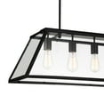 thumbnail image 3 of CWI Lighting Alyson 5 Light Down Farmhouse Metal Chandelier in Black, 3 of 5