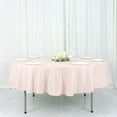 thumbnail image 3 of BalsaCircle 10 Pieces 90" Blush Round Polyester Tablecloths Fabric Table Cover Linens, 3 of 8