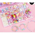 thumbnail image 6 of Bracelet Making Kit Jewelry Craft DIY Necklace Hairband and Rings Birthday Christmas Easter Gift Rainbow, 6 of 8
