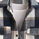 thumbnail image 5 of Ceisia Men Fashion Casual Printed Long Sleeve Turndown Collar Button Front Gift Daily Work Party Versatile Shirt Top, 5 of 9