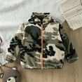 thumbnail image 3 of GYRATEDREAM Baby Boys Girls Fleece Jacket Toddler Kids Winter Warm Solid Color Zipper Sweater Coat Long Sleeve Stand Collar Thick Clothes for 1-6 Years, 3 of 8