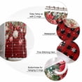 thumbnail image 6 of Red Christmas Balls Shower Curtain, Xmas Poinsettia Botanical Plaid Waterproof Washable Boho Funny Cute Shower Curtains Set for Bathroom Farmhouse Bathtubs Decor with Hook, 36"Wx72"L, 6 of 7