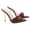Brown, variant on Women's Pointed Toe Snake Print High Heel Stiletto Mules Open Back Sandals for Party Night Out Evening Elegant Fashion Sexy Slip On Shoes