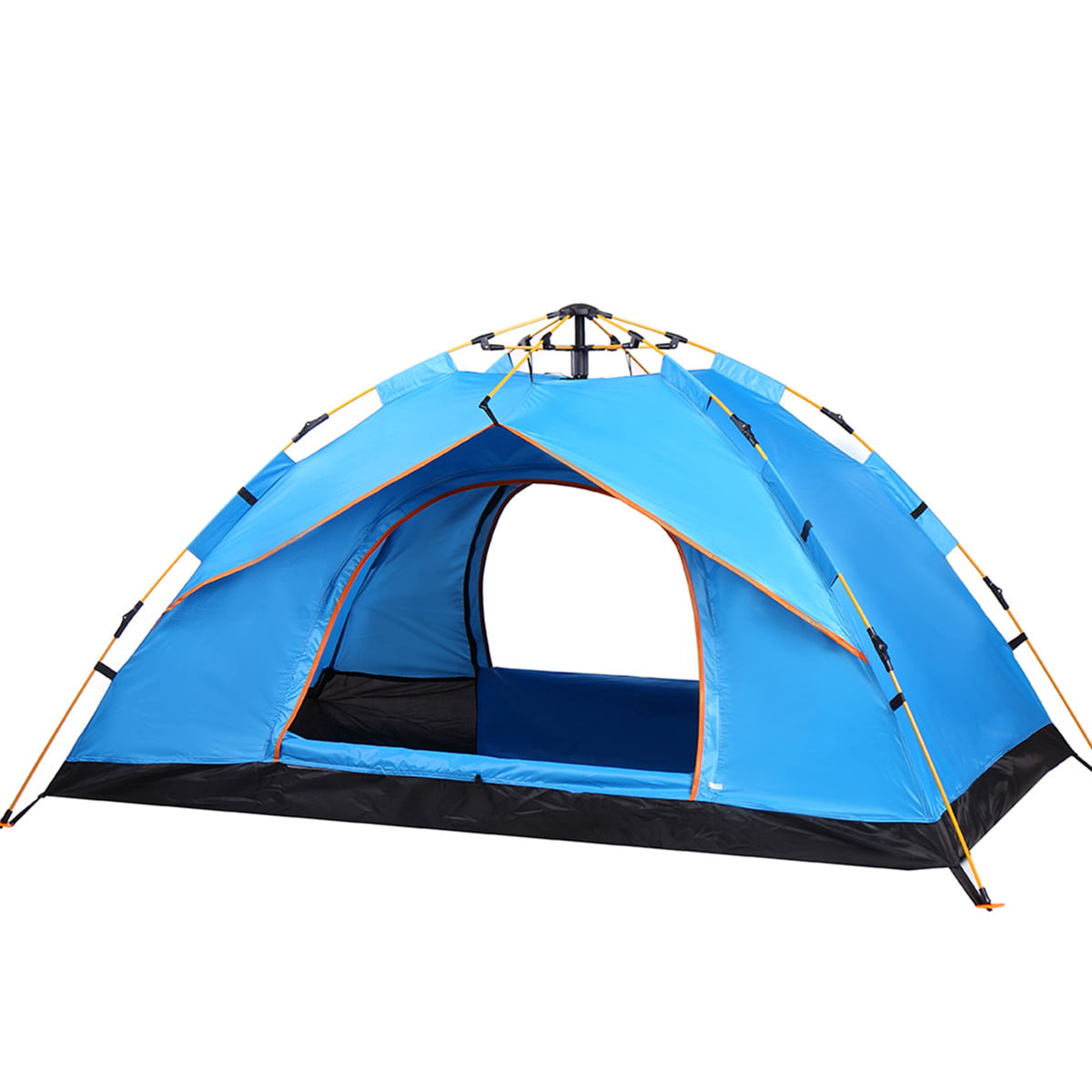 HUIYINGYANG 3-4 Persons Large Pop up Tent Waterproof Family Hiking Tent Opens Instantly in Seconds Camping Automatic Tent