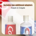 thumbnail image 3 of 2 Pcs Toothpaste Refill Adapters for Colgate, Toothpaste Tube Refill & Transfer Adapters Refillable Toothpaste Tubes Adapter Travel Toothpaste Transfer Tool for Travel Bathroom Accessories, 3 of 4