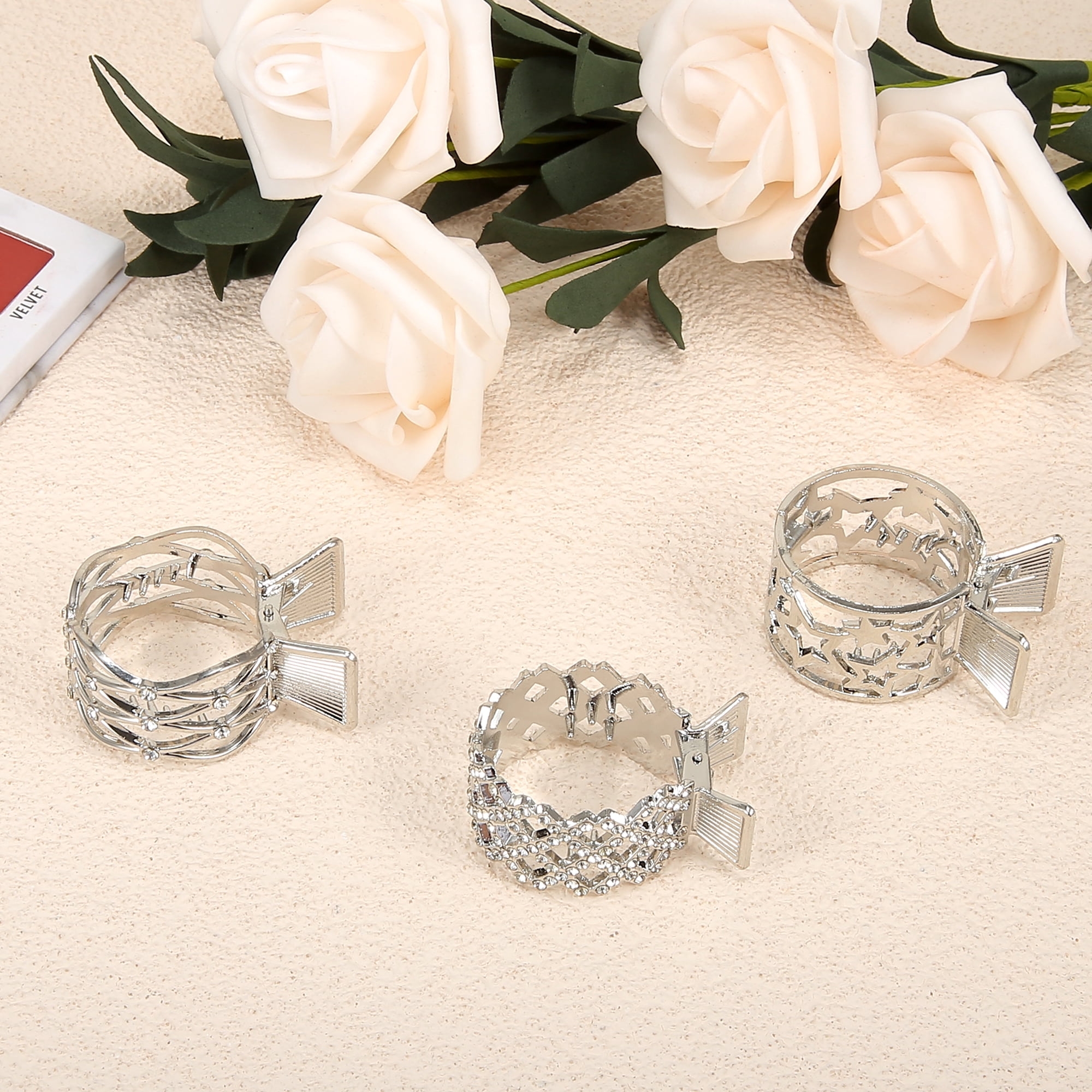 Unique Bargains 3Pcs High Ponytail Metal Claw Nonslip Accessories