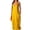 Yellow, variant on OVAFBAU Summer Dresses for Women Boho Print Sleeveless V Neck Backless Ankle Length Beach Vacation Dress Summer Outfits