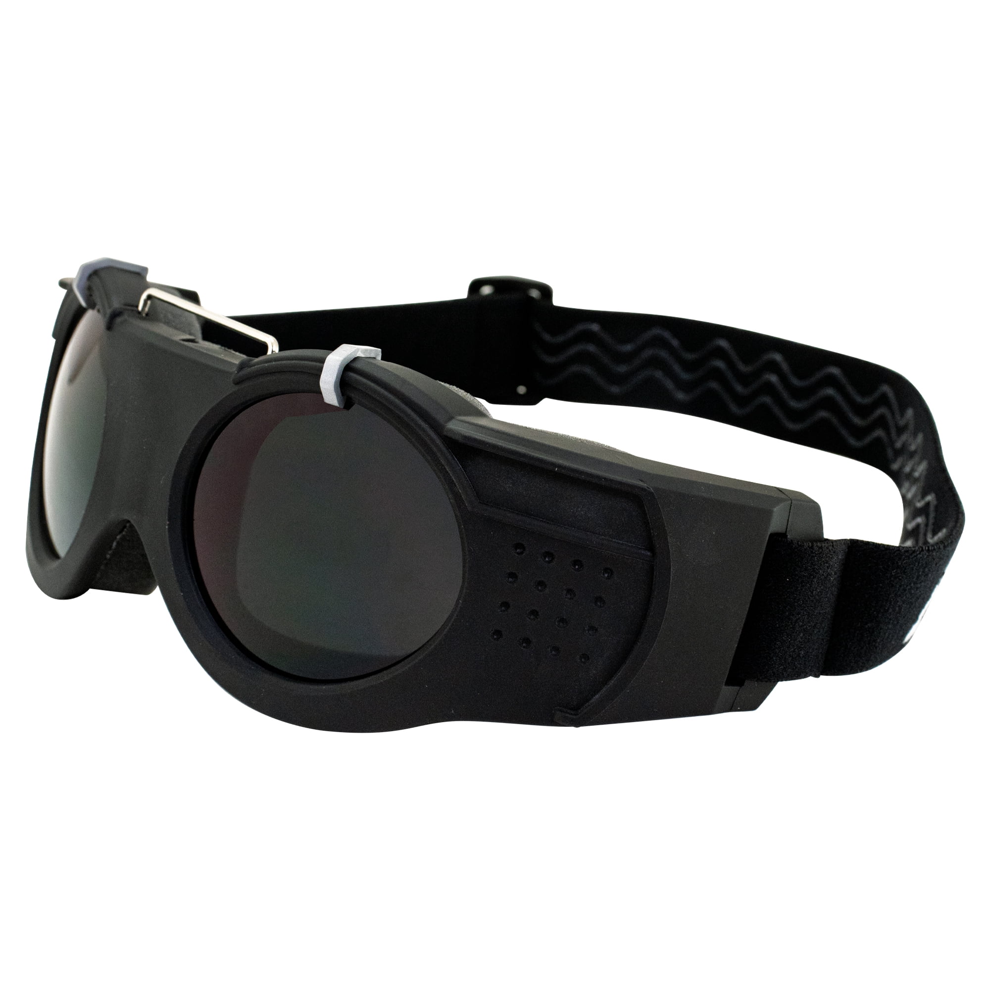 Birdz Eyewear Eagle gepolsterte Damen-Motorradbrille, 2 Paar, rosa Rahmen mit klaren und rosa verspiegelten Gläsern