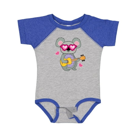 

Inktastic Koala Cute Girls Guitar Outfit Gift Baby Girl Bodysuit