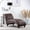 Dark Brown, variant on Bubble - nail decorative edges, three fabric options / Spacious seating for long - term sitting